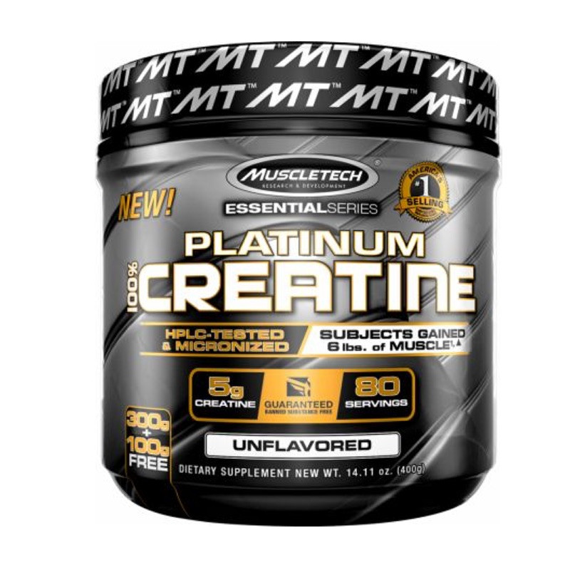 MUSCLETECH PLATINUM CREATINE 5 GM 80 SERVINGS 14.11 OZ