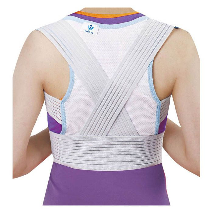 Wellcare Posture Breathable Brace Grey XL Size