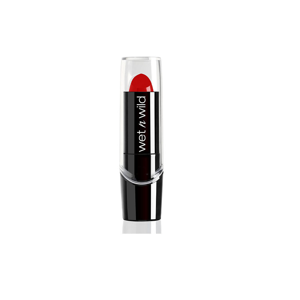 WET N WILD- SILK FINISH LIPSTICK  - E540A HOT RED-3.6 GM