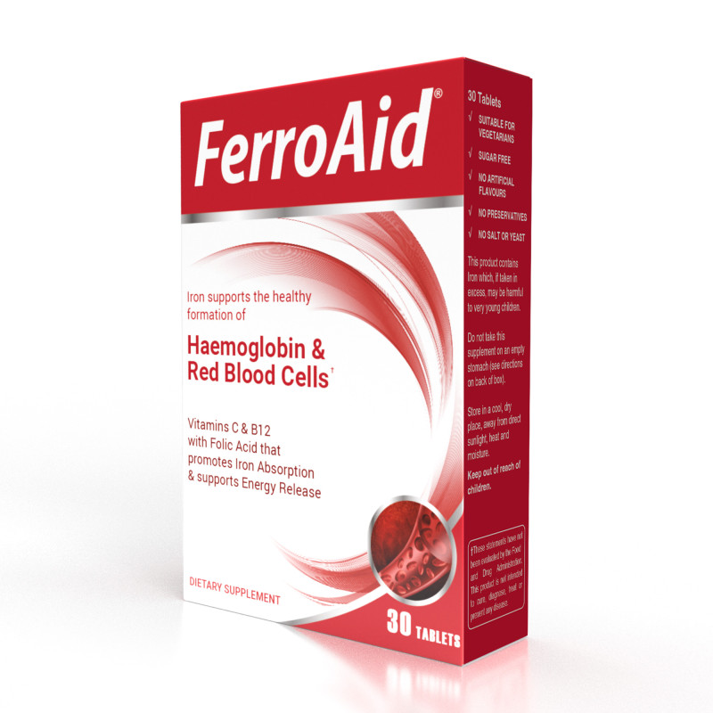 Vital Healthcare Ferroaid Iron Support 30 Tabs