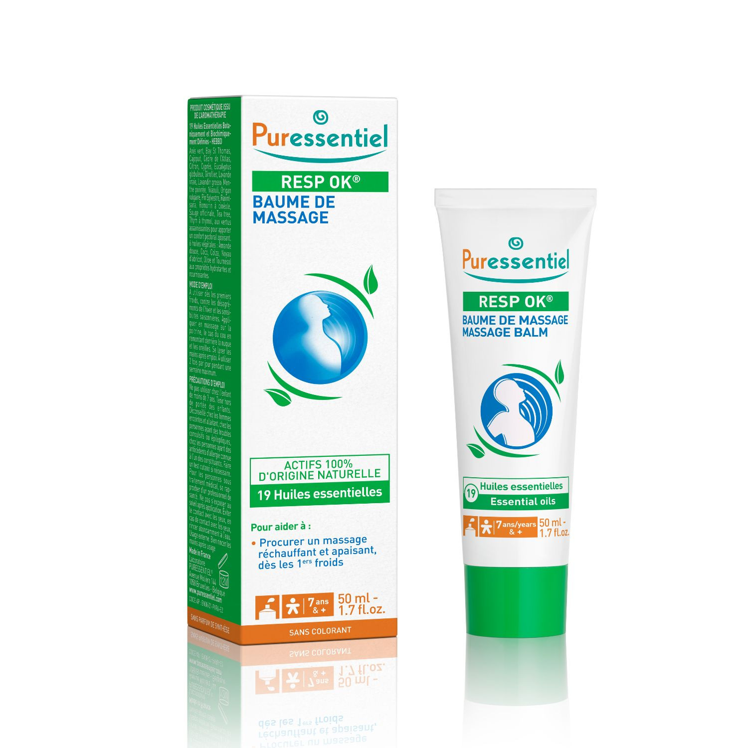 Puressentiel Respiratory Balm with 19 Essential Oils 50ml