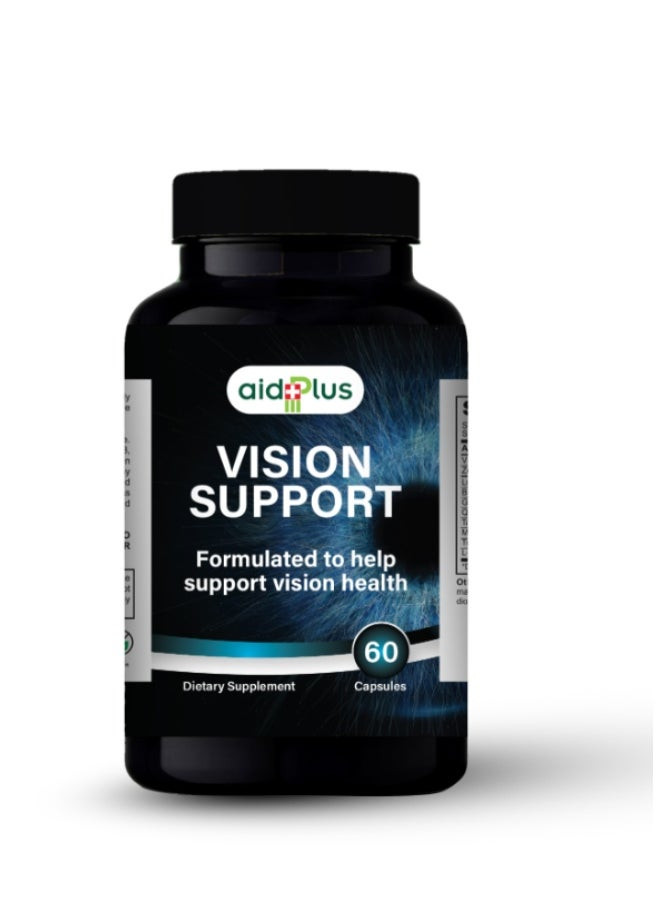 Aidplus Vision Support 60 Capsules –  Eye Health, Antioxidant Protection, And Focus Enhancement