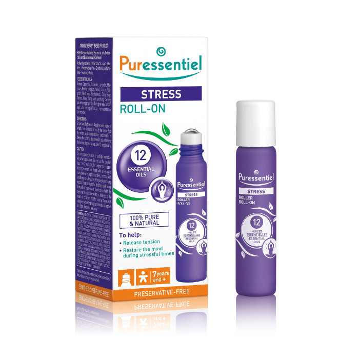 Puressentiel Stress Roll-On With 12 Essential Oils 5 ml