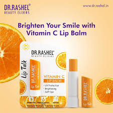 DR. RASHEL Lip Balm Series Brighten and Moisturizing Lips - 3grams Vitamin C Orange