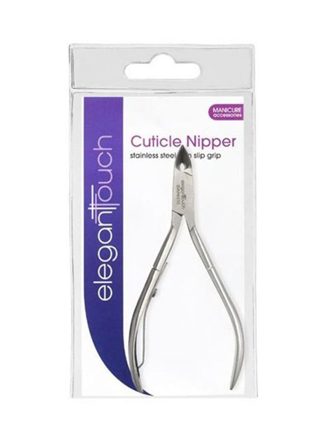 ELEGANT TOUCH Silver Cuticle Nipper