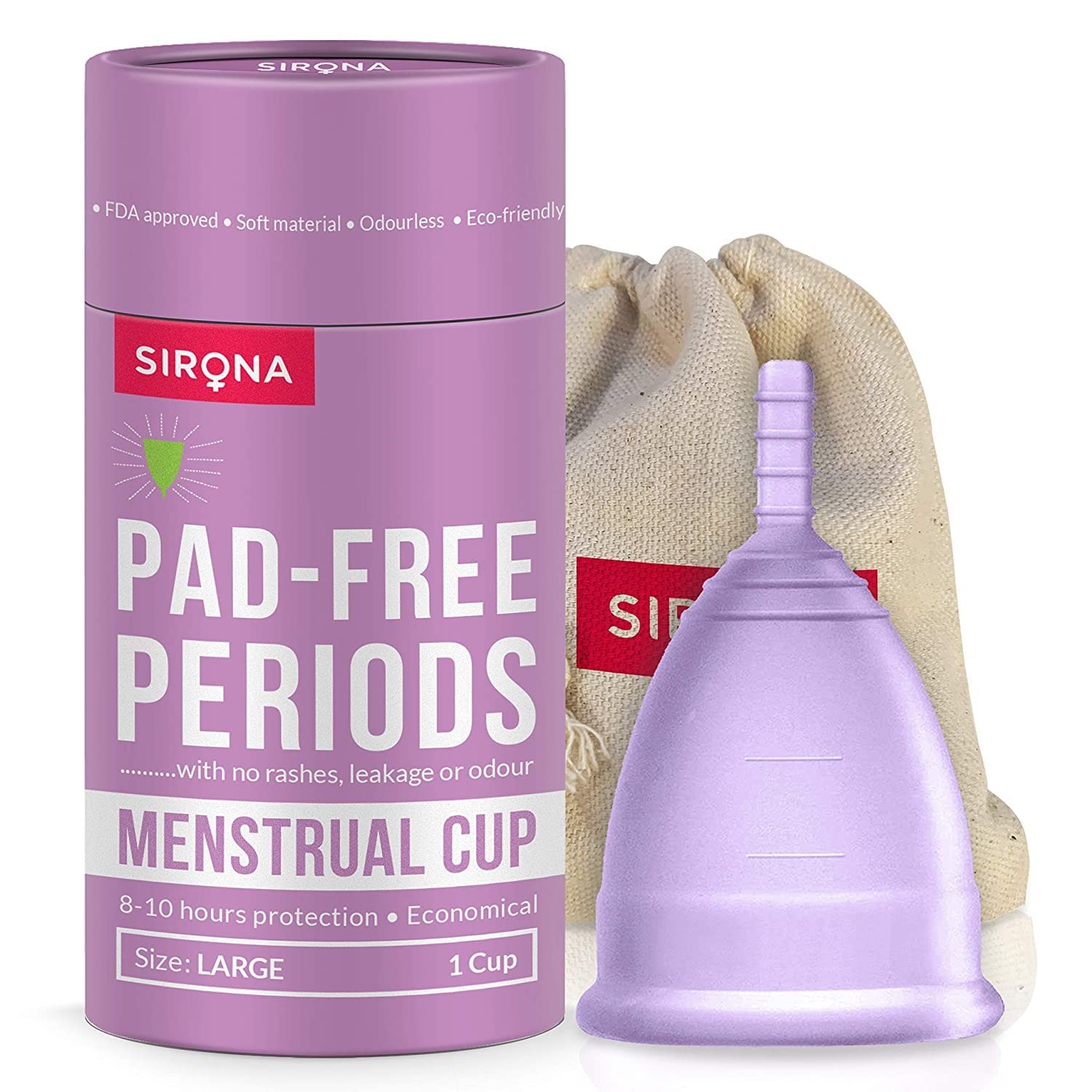 Sirona menstrual outlet cup