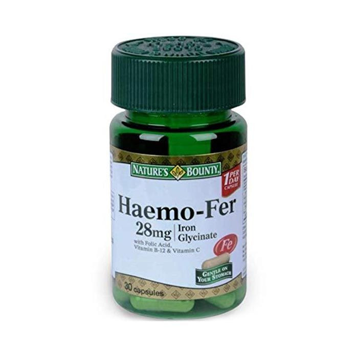 Natures Bounty Haemo-Fer  30's 28 mg