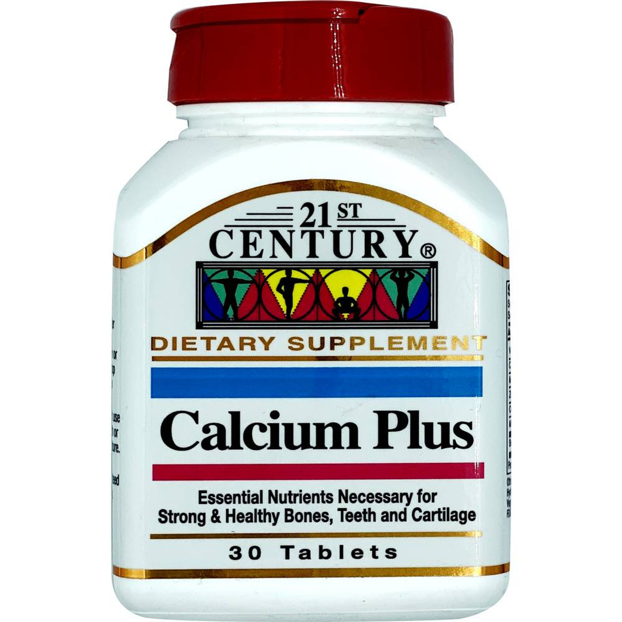 21ST CENTURY CALCIUM PLUS 30 TABLETS