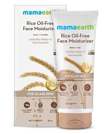 Mamaearth Rice Oil-Free Face Moisturizer 80g