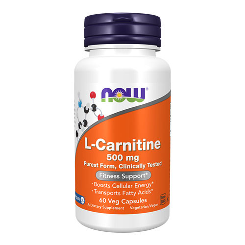 Now L-Carnitine 500 mg Capsules 60’S