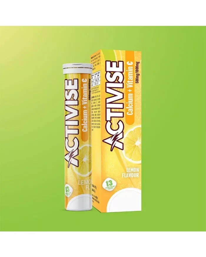Activise Calcium + Vitamin C Lemon Flavor Effervescent Tablets 13s