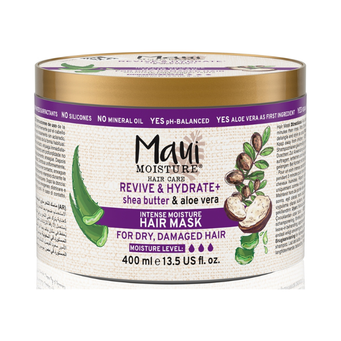 Maui 400ml Revive & Hydrate Shea & Aloe Hair Mask