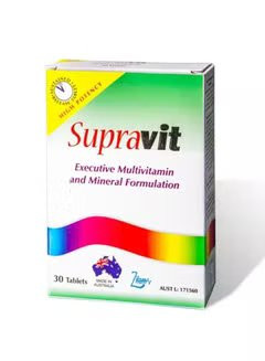 Supravit Executive Multivitamin & Mineral Formulation Tablets 30'S
