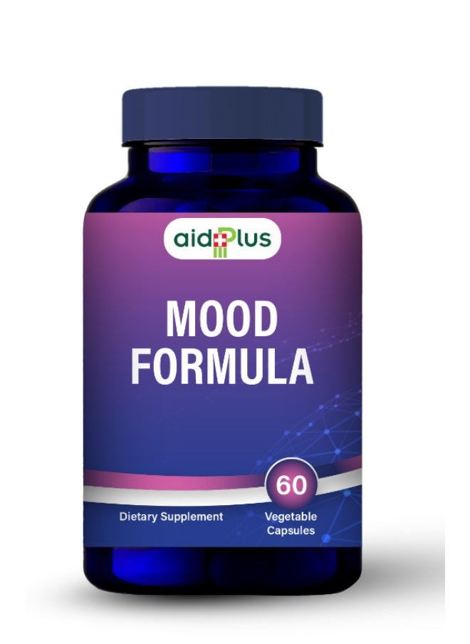 Aidplus Mood Formula 60 Capsules – Natural Mood Enhancer, Supports Emotional Balance And Stress Relief