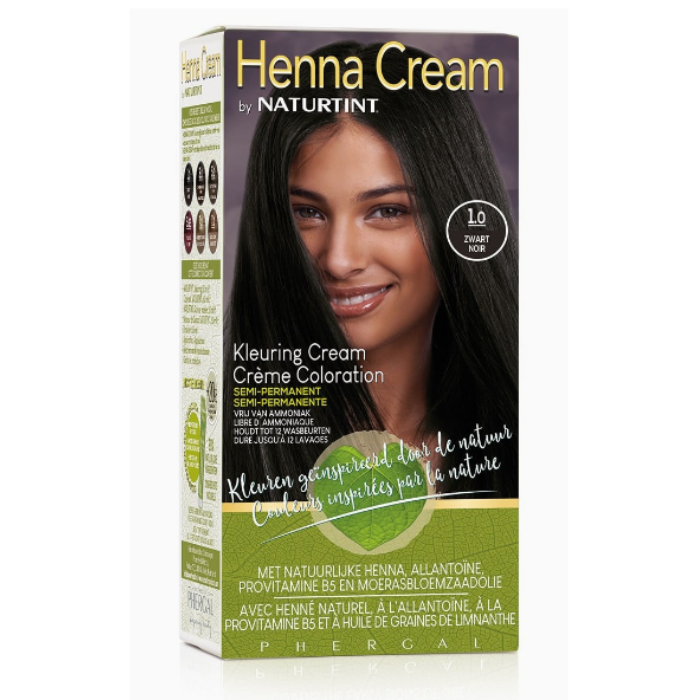 Naturtint 1.0  Henna Cream Black