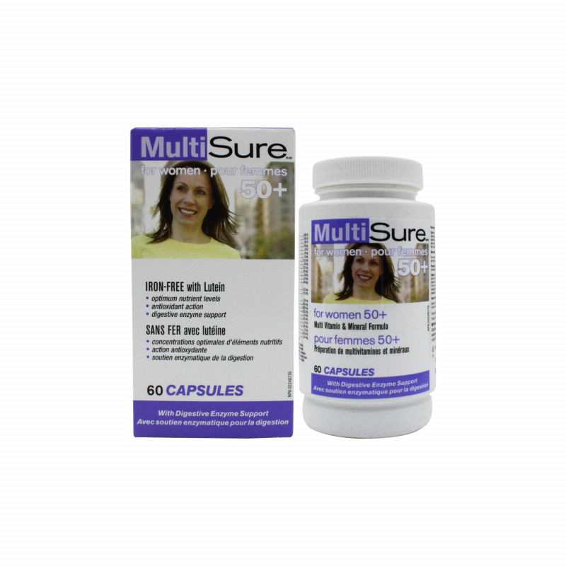 Webber Naturals MultiSure Women 50+ Capsules 60'S