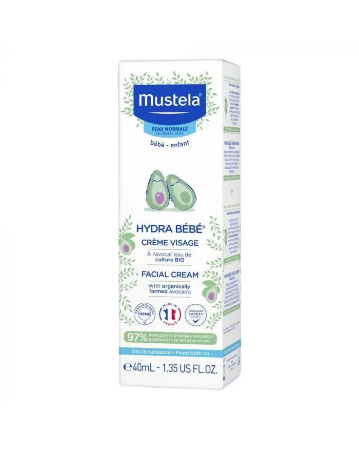 Mustela Hydra Bebe Facial Cream With Avocado 40 ml