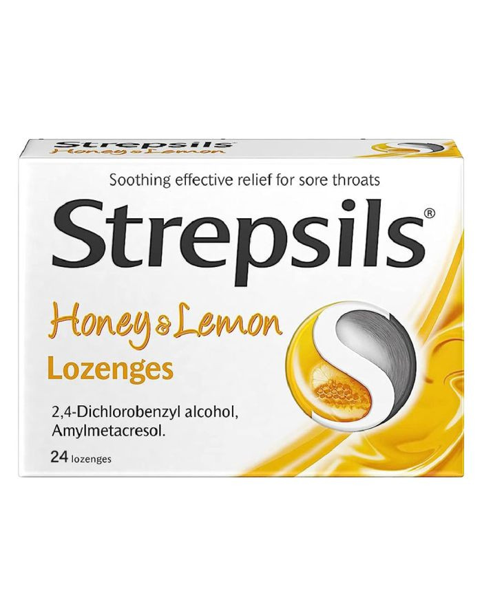 Strepsils Honey & Lemon Lozenges 24'S