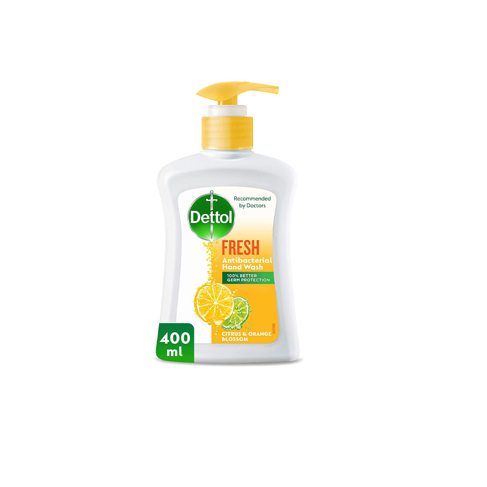 DETTOL FRESH ANTI BACTERIAL LIQUID HAND WASH 400 ML- CITRUS & ORANGE BLOSSOM