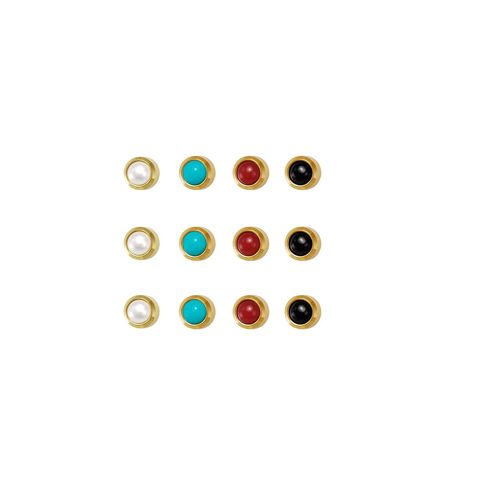 STUDEX EARINGS 12 PAIRS (DOZEN PACK)