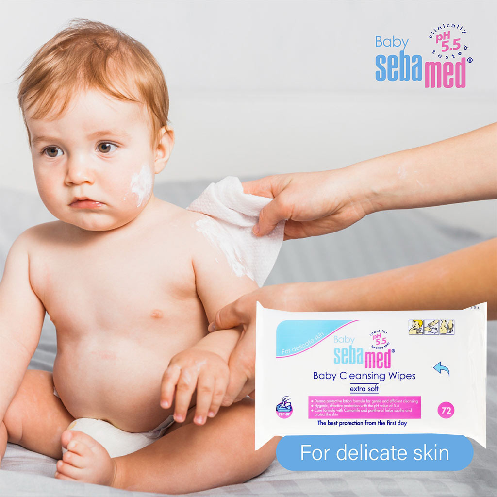 Sebamed store baby wipes