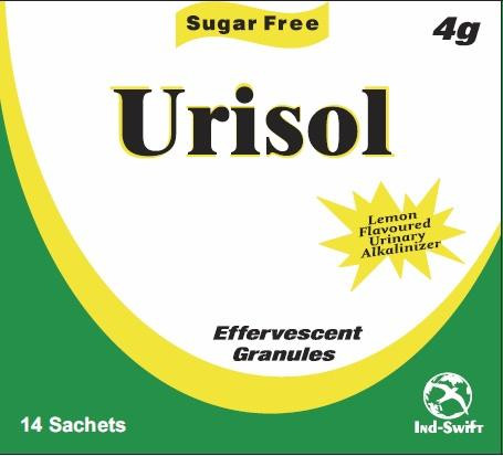 URISOL EFFERVESCENT GRANULES 14'S