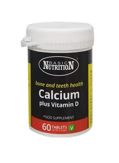 Basic Nutrition 200 Mg Calcium Plus Vitamin D Tablets 60'S