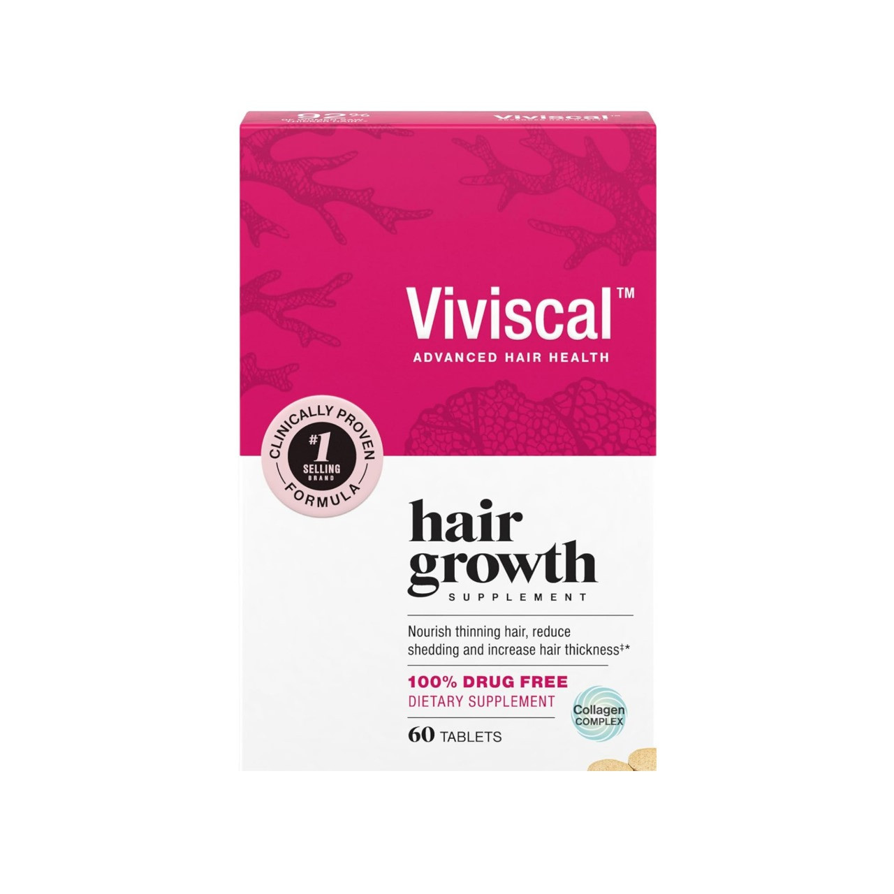 Viviscal Max Strength Supplement For Women 60's