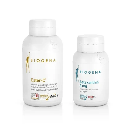 BIOGENA The Antioxidant Bundle ( Ester - C + Astaxanthin 4 mg )