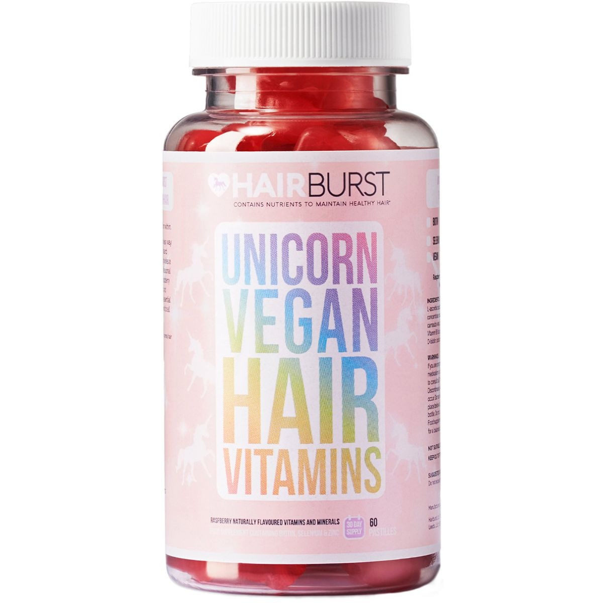 HAIRBURST Unicorn Vegan Vitamins Pastilles 60's