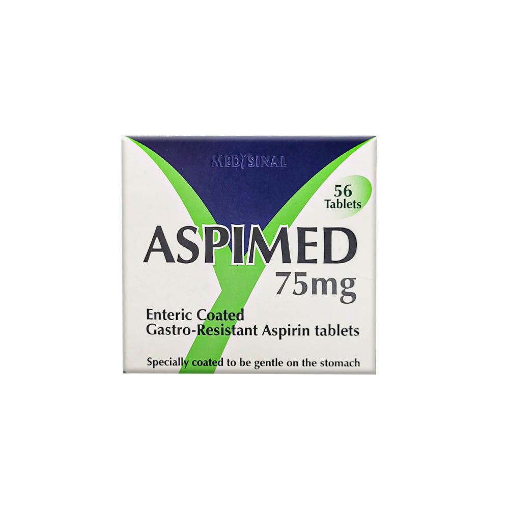 Aspimed  Tablets 75 mg 56'S (Prescription required)