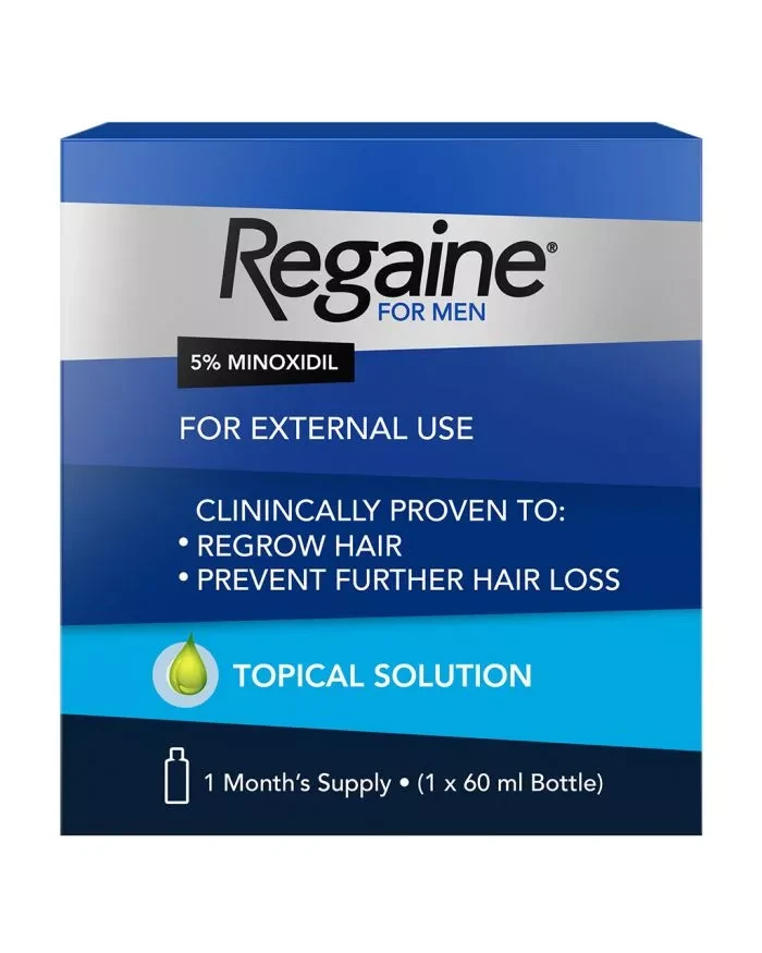 Regaine For Men 5% Minoxidil Topical Hair Regrowth Solution 60 ml