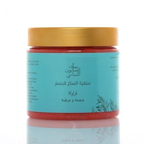 Body Sugar Scrub Strawberry 500G