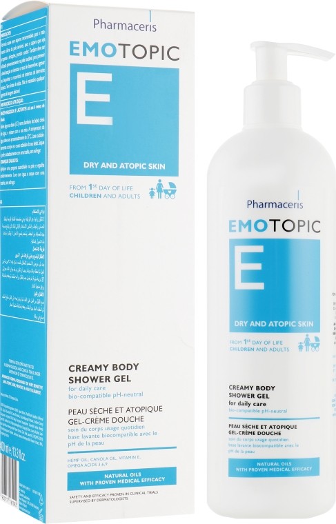 Pharmaceris E EmoTopic Creamy Body Shower Gel For Daily Care 400 ml