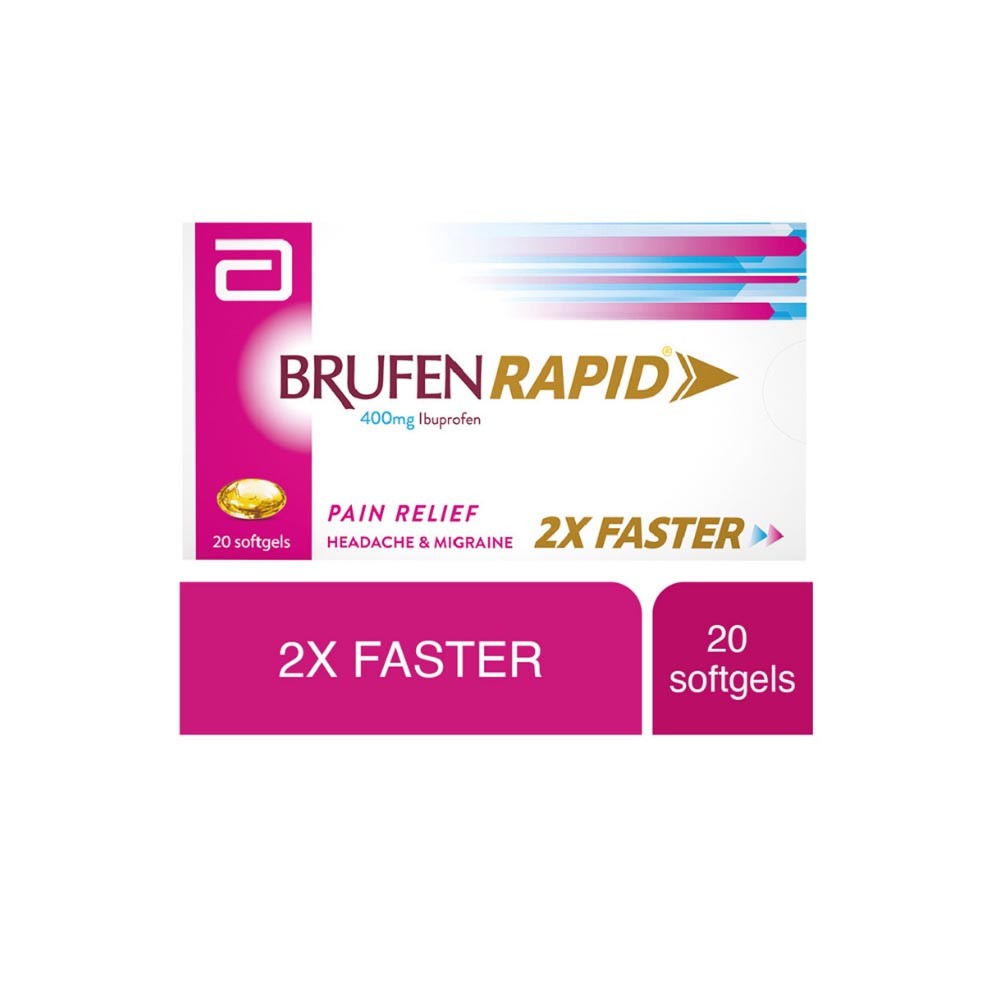 Brufen Rapid 400 mg 20's