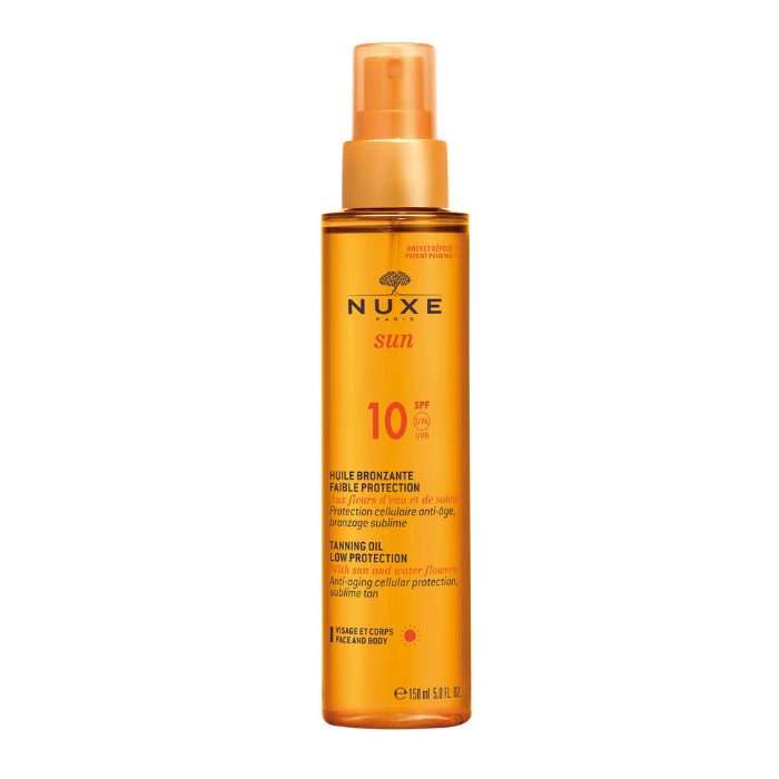 Nuxe 150ml Sun Low Protection Tanning Oil SPF10