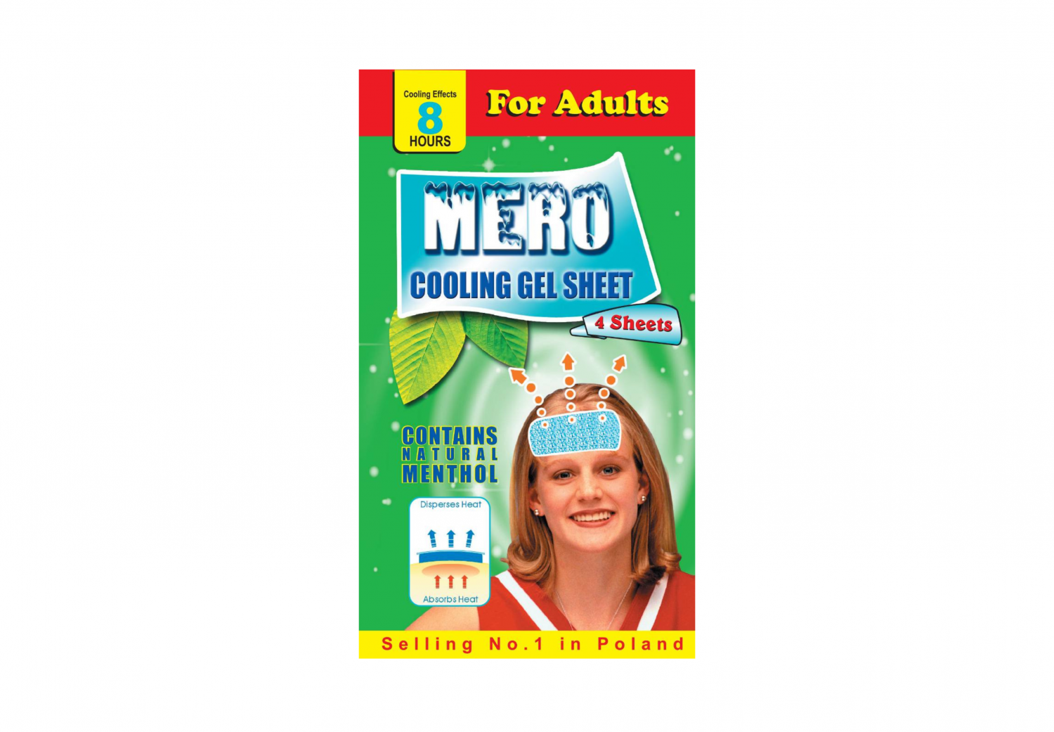 Mero Cooling Gel Sheet For Adults 4'S
