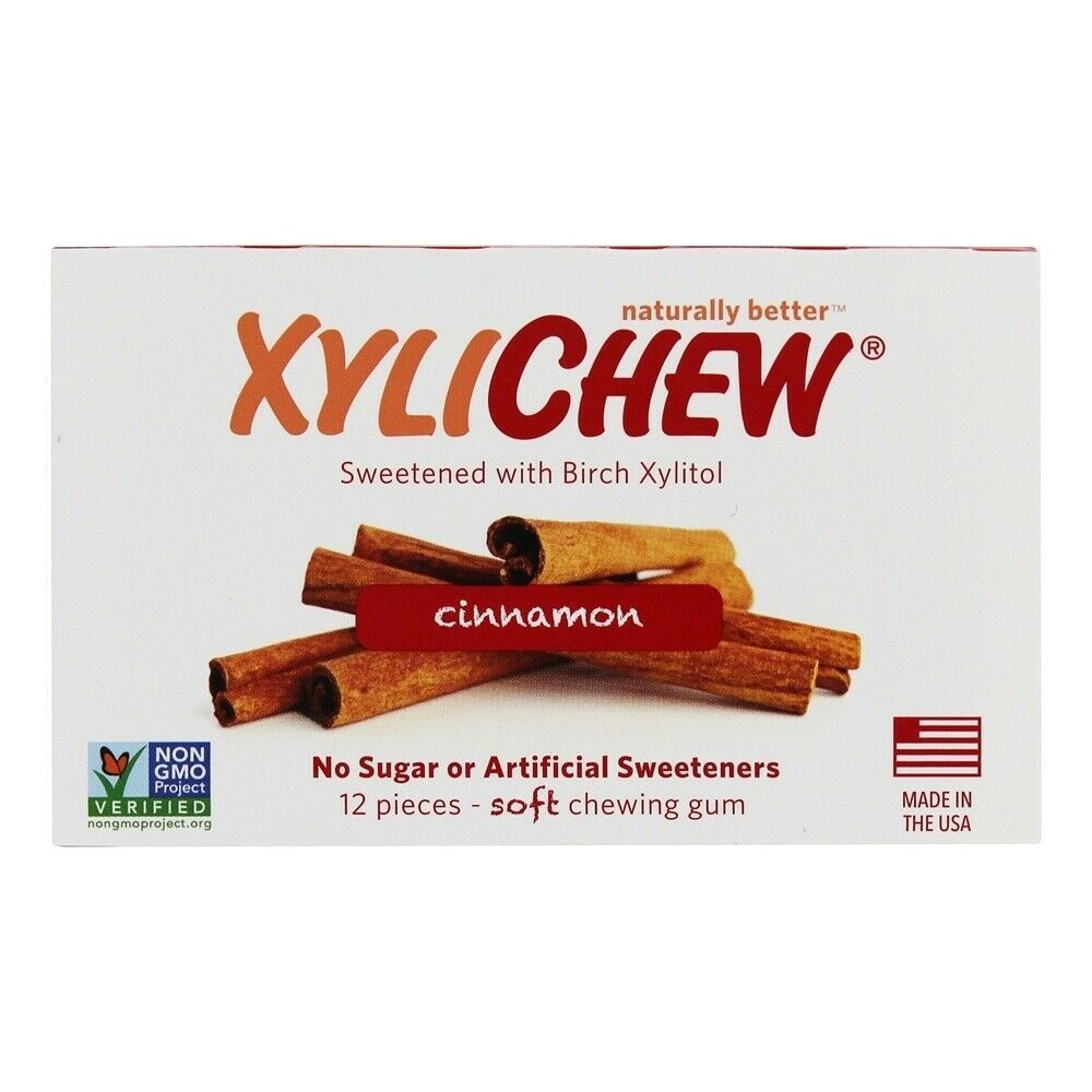 Xylichew Gum Cinnamon 12 Count