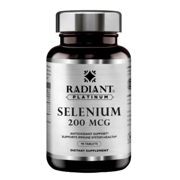 Radiant Platinum Selenium 200 Mcg 90 Tabs