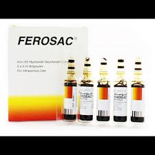 5 amp FEROSAC IV 100mg/5ml