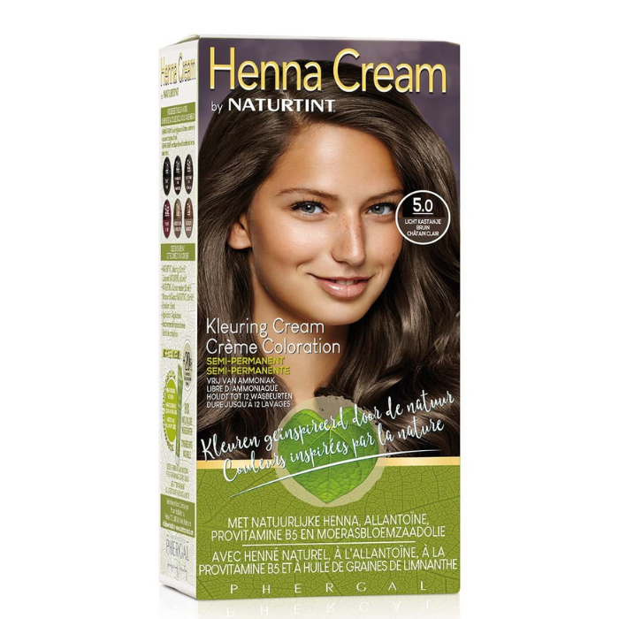 Naturtint 5.0  Henna Cream Light Chestnut Brown