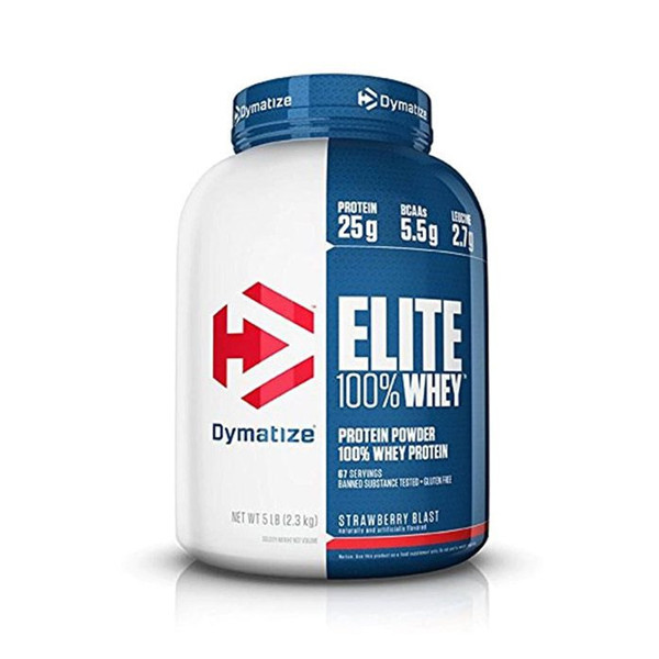 Dymatize Elite Protein Powder 100% Whey Protein Strawberry 5 LBS