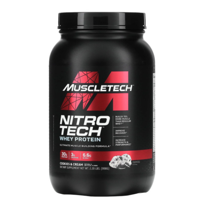 Muscle Tech Nitro Tech Whey Protein Cookies And Cream 2.2LB