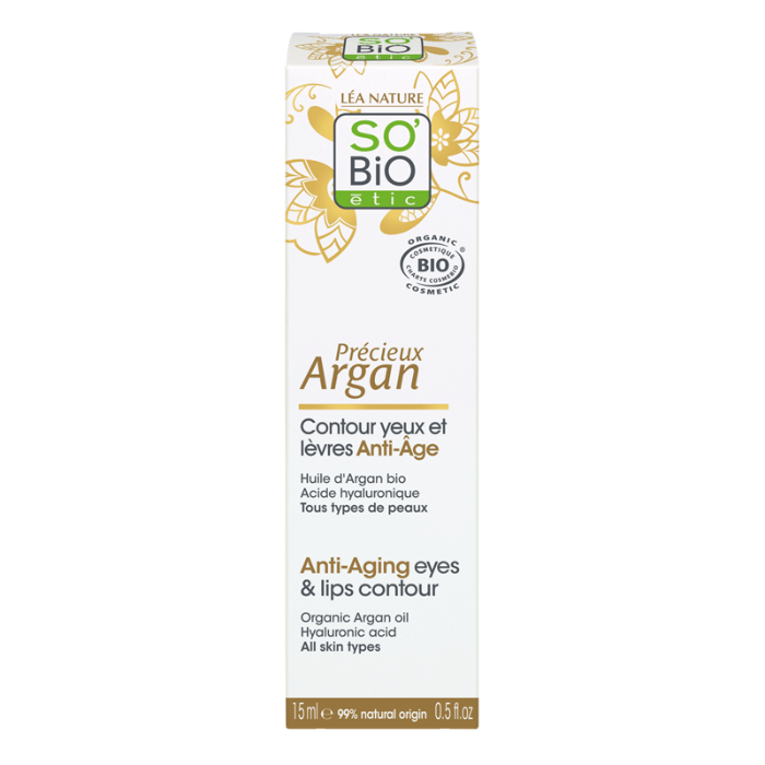 So Bio Etic Organic Argan Anti-Aging Eyes & Lips Contour 15ml