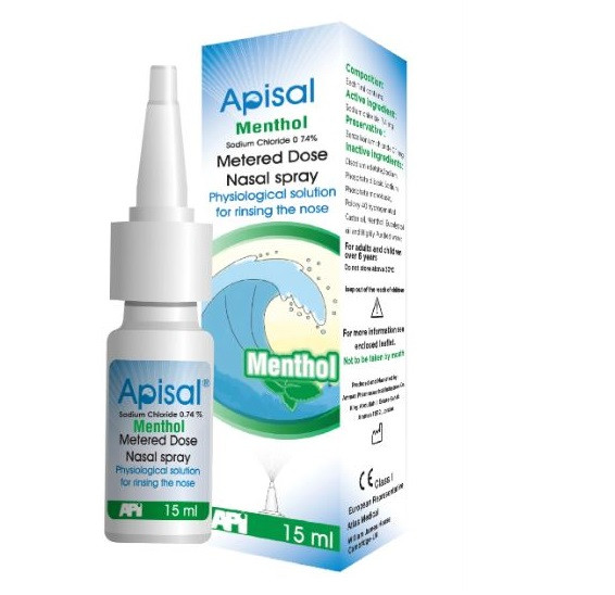 APISAL NASAL SPRAY MENTHOL 15ML