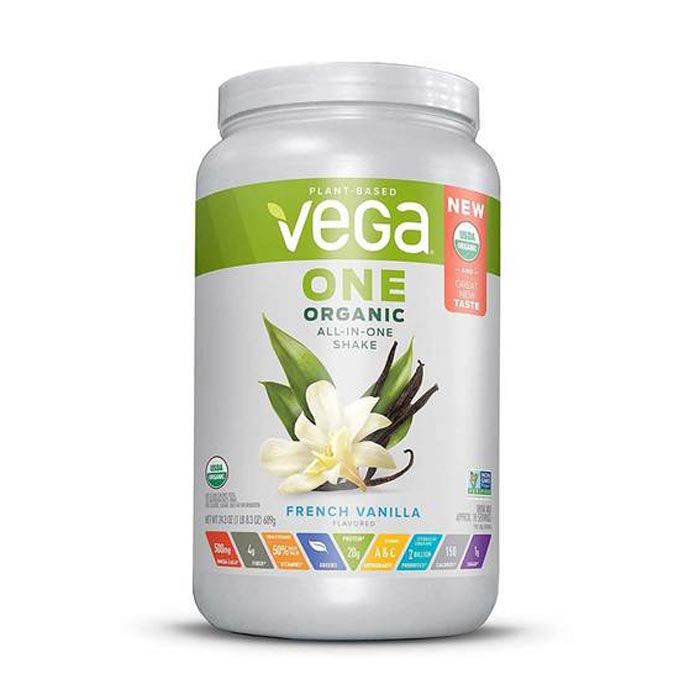 Vega One Organic All-In-One Shake French Vanilla 24.3 Oz