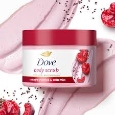 Dove Crushed Cherries & Chia Milk Exfoliating 298gm Body Polish