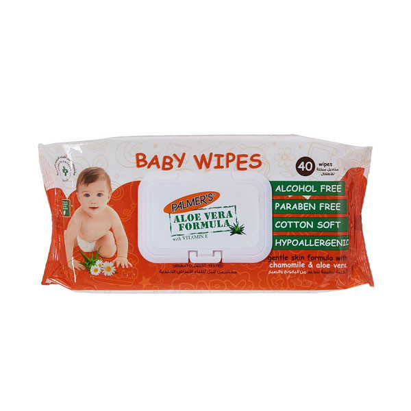 Palmer's Aloe Vera Formula Baby Wipes - 40 Wipes