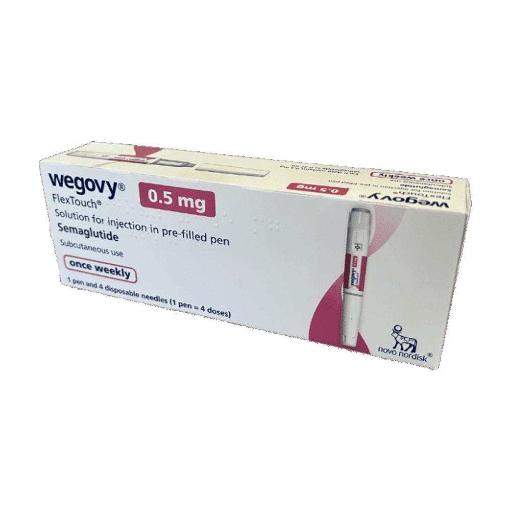 Wegovy 0.5 mg - semaglutide (solution for injection in prefilled pen) Required Prescription