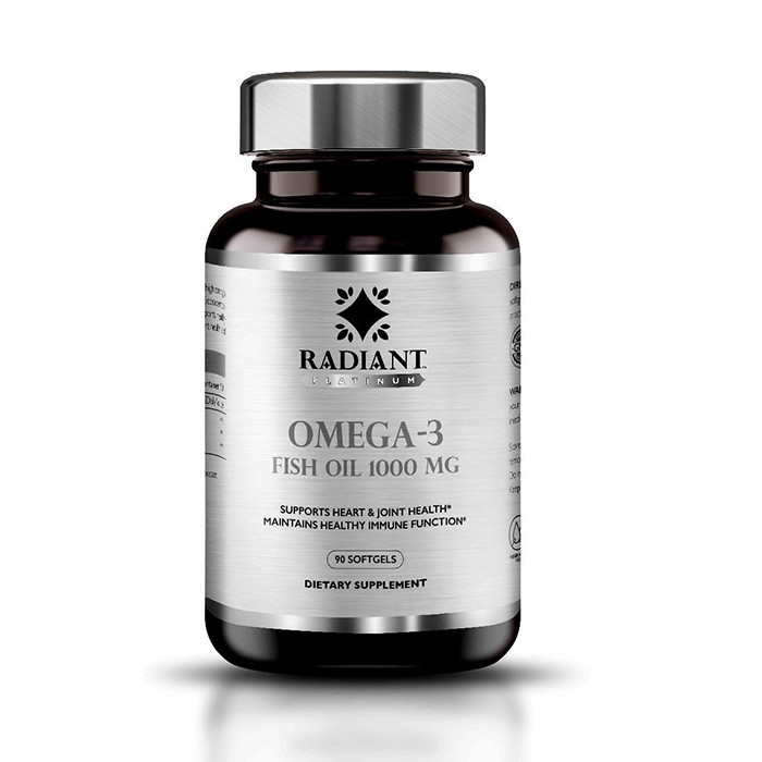 Radiant Platinum Omega-3 Fish Oil 1000mg 90sgels